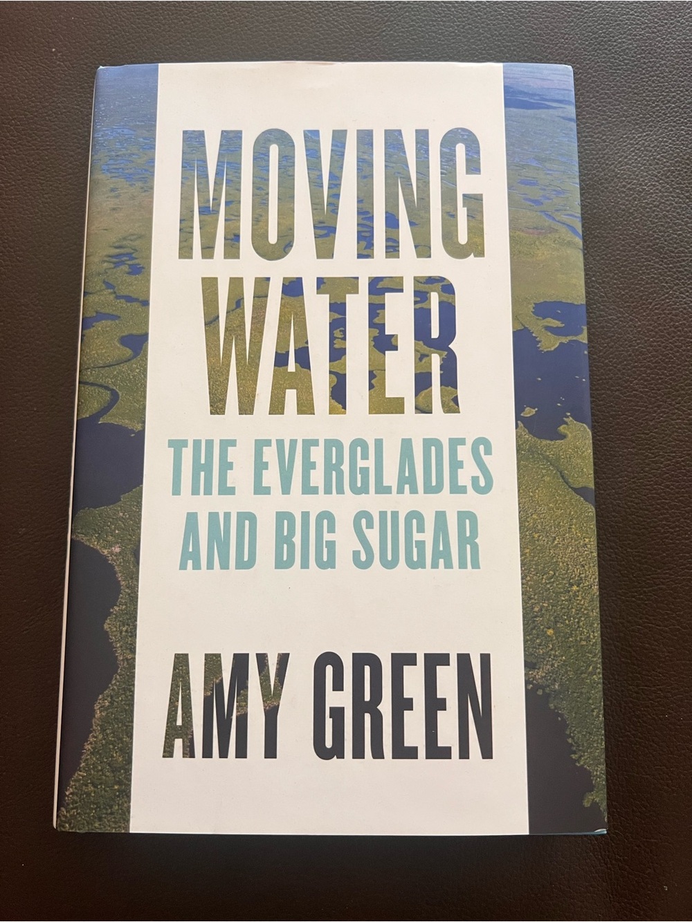 Hardcover book, “Moving Water,” by Amy Green